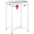 TECTAKE - Table d’appoint CHESTER 45,5x45,5x53cm - vignette
