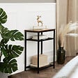 TECTAKE - Table d’appoint YORK 45,5x36x75,5cm - vignette