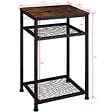 TECTAKE - Table d’appoint YORK 45,5x36x75,5cm - vignette