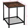 TECTAKE - Table d’appoint DERBY 45,5x45,5x55,5cm - vignette