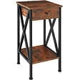 TECTAKE - Table d'appoint Dayton 35x35x70,5cm - vignette