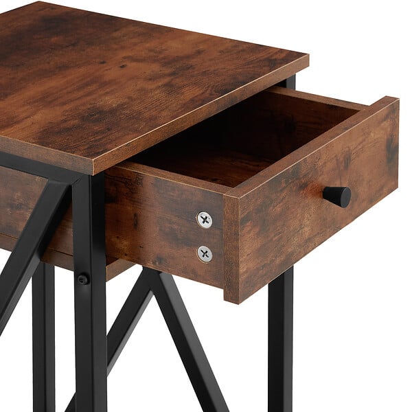 TECTAKE - Table d'appoint Dayton 35x35x70,5cm - large