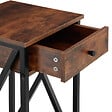 TECTAKE - Table d'appoint Dayton 35x35x70,5cm - vignette