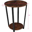 TECTAKE - Table d’appoint SWINDON 50x62,5cm - vignette