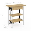 ID MARKET - Table d'appoint - chevet avec multiprise DETROIT design industriel - vignette