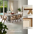 TECTAKE - Chaise en bois avec cannage viennois design boho chêne clair - vignette
