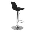 ID MARKET - Lot de 2 tabourets de bar KARL design noir - vignette