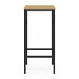 ID MARKET - Lot de 4 tabourets de bar DETROIT design industriel - vignette