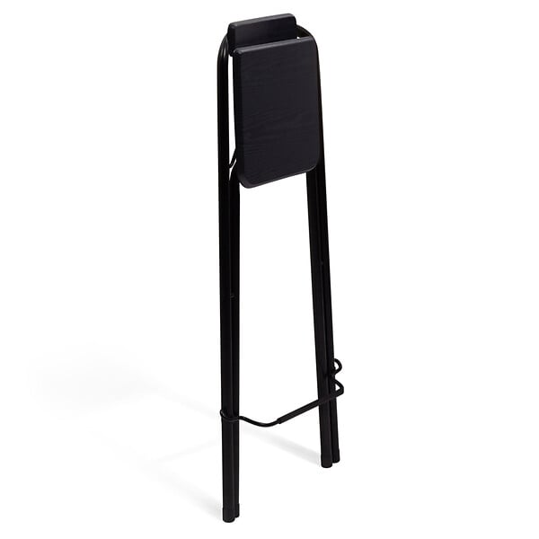 ID MARKET - Lot de 4 tabourets de bar pliants DELSON noirs - large