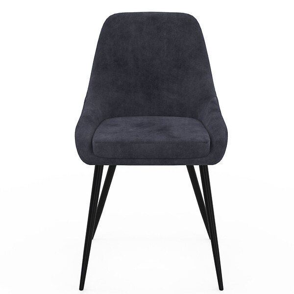 ID MARKET - Lot de 4 chaises THALYA en velours mix color crème, gris clair, gris foncé, rose avec accoudoirs - large