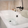 ALLIBERT - Baignoire asymétrique droite 160x85x54 cm - 100% acrylique blanc brillant - vignette