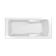 ALLIBERT - Baignoire rectangulaire 180x80x54cm avec zone de douche - Acrylique et ABS Blanc brillant - vignette