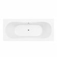 ALLIBERT - Baignoire rectangulaire duo 180x80x54cm - 100% acrylique blanc mat - Lignes arrondies - vignette