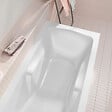 ALLIBERT - Baignoire rectangulaire 170x75x54cm avec zone de douche - Acrylique et ABS Blanc brillant - vignette