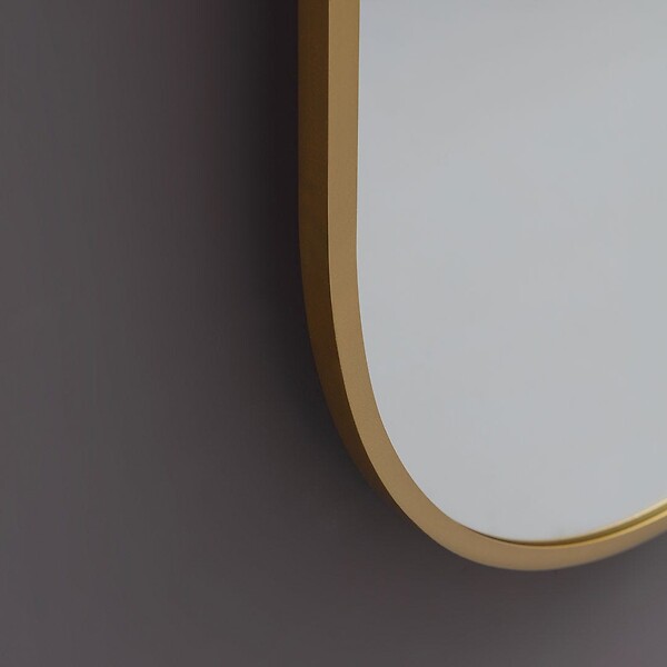 KIAMAMI VALENTINA - Miroir Led Rétro-Éclairé 60X160cm Cadre Effet Laiton - large