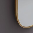 KIAMAMI VALENTINA - Miroir Led Rétro-Éclairé 60X160cm Cadre Effet Laiton - vignette