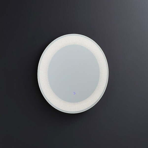 KIAMAMI VALENTINA - Miroir Rond 60 Cm Éclairage Led Touch - large