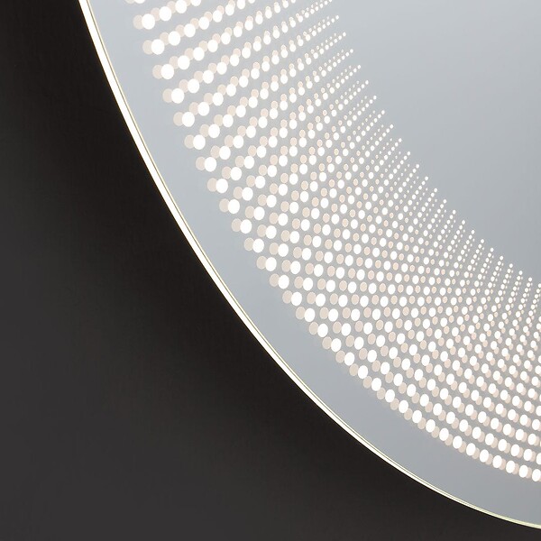 KIAMAMI VALENTINA - Miroir Rond 60 Cm Éclairage Led Touch - large