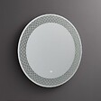 KIAMAMI VALENTINA - Miroir Rond Avec Décoration Illuminée Par Led 70Cm - vignette