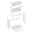 TIMBELA - Abri à bûches extérieur 1,14 m² - 75 x 153 x H159 cm - M980-1 - vignette