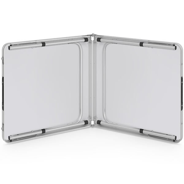 ID MARKET - Table de camping pliante réglable en hauteur 120 cm - large