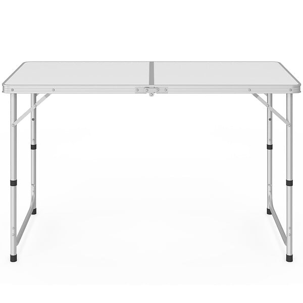 ID MARKET - Table de camping pliante réglable en hauteur 120 cm - large