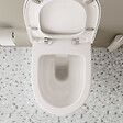 VITRA - Pack WC suspendu VitrA Sento blanc mat + bâti autoportant V-Fix Core + Plaque Round noir mat - vignette