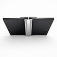 AURLANE - Profilé Mural de Jonction en Aluminium Chrome H250 cm compatible avec WALL'IT et STONE'IT - vignette