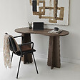 HABITAT ET JARDIN - bureau en bois "infini" 120 x 60 x 75 cm - Noyer - vignette