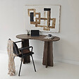 HABITAT ET JARDIN - bureau en bois "infini" 120 x 60 x 75 cm - Noyer - vignette