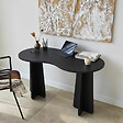 HABITAT ET JARDIN - bureau en bois "infini" 120 x 60 x 75 cm - Noir - vignette