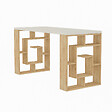 HABITAT ET JARDIN - bureau en bois "Maze" 140 x 60 x 75 cm - Blanc - vignette