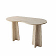 HABITAT ET JARDIN - bureau en bois "infini" 120 x 60 x 75 cm - Travertin - vignette