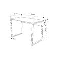 HABITAT ET JARDIN - bureau en bois "inna" 100 x 60 x 75 cm - Gris rétro - vignette
