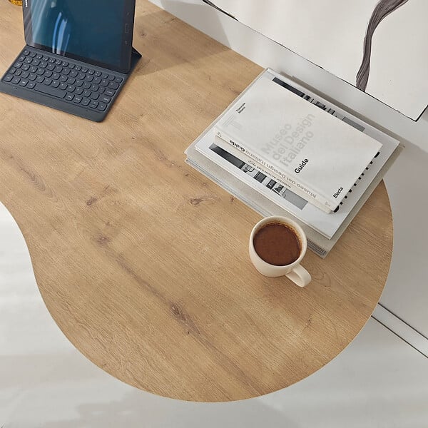 HABITAT ET JARDIN - bureau en bois "infini" 120 x 60 x 75 cm - Chêne saphir - large