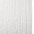 ATMOSPHERA - Voilage Noa motif rayures plissées140x240cm blanc - vignette