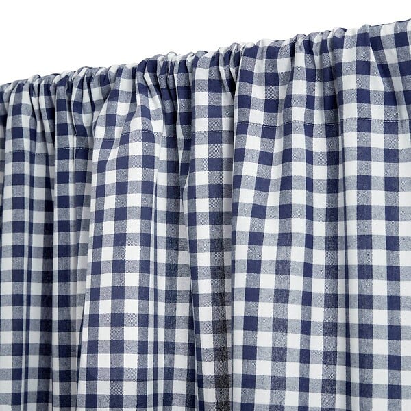 ATMOSPHERA - Rideau Groove 260x140cm vichy bleu navy - large