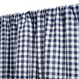 ATMOSPHERA - Rideau Groove 260x140cm vichy bleu navy - vignette