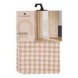 ATMOSPHERA - Rideau Groove 260x140cm vichy beige lin - vignette