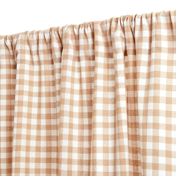 ATMOSPHERA - Rideau Groove 260x140cm vichy beige lin - large