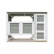 TIMBELA - Abri de jardin pour poubelles 2x240L TIMBELA M981A-TUNDRA GREY - vignette