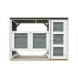TIMBELA - Abri de jardin pour poubelles 2x240L TIMBELA M981A-CAVERN STEEL - vignette
