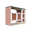 TIMBELA - Abri de jardin pour poubelles 2x240L TIMBELA M981A-REDWOOD RED - vignette