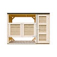 TIMBELA - Abri de jardin pour poubelles 2x240L TIMBELA M981A - vignette