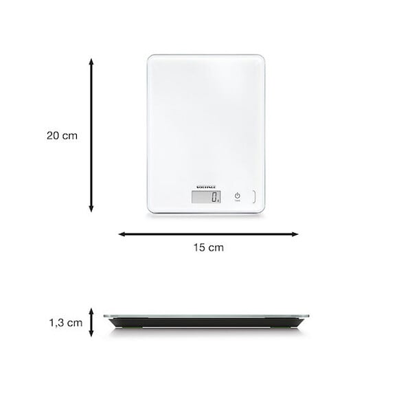 LEIFHEIT - Balance de cuisine Page Compact 300, blanc (61501) - large