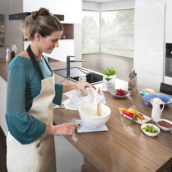 LEIFHEIT - Balance de cuisine Page Compact 300, blanc (61501) - large