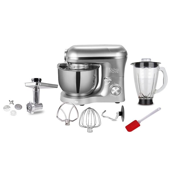 KITCHEN MOVE - Robot patissier hachoir blender VIPER PRO Gris Acier 1500W - large