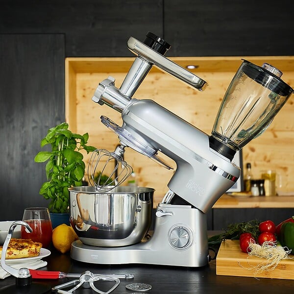 KITCHEN MOVE - Robot patissier hachoir blender VIPER PRO Gris Acier 1500W - large