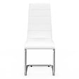 ID MARKET - Lot de 6 chaises MIA blanches pour salle à manger - vignette