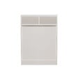 HABITAT ET JARDIN - Table de repas pliable en bois "Bracked" - 70 x 15 x 96 cm - Blanc - vignette